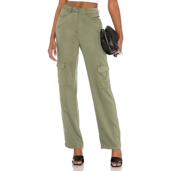 superdown Pants - superdown Mae Cargo Pant in Olive| Large